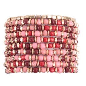 ❇️ Seed bead stacked bracelet